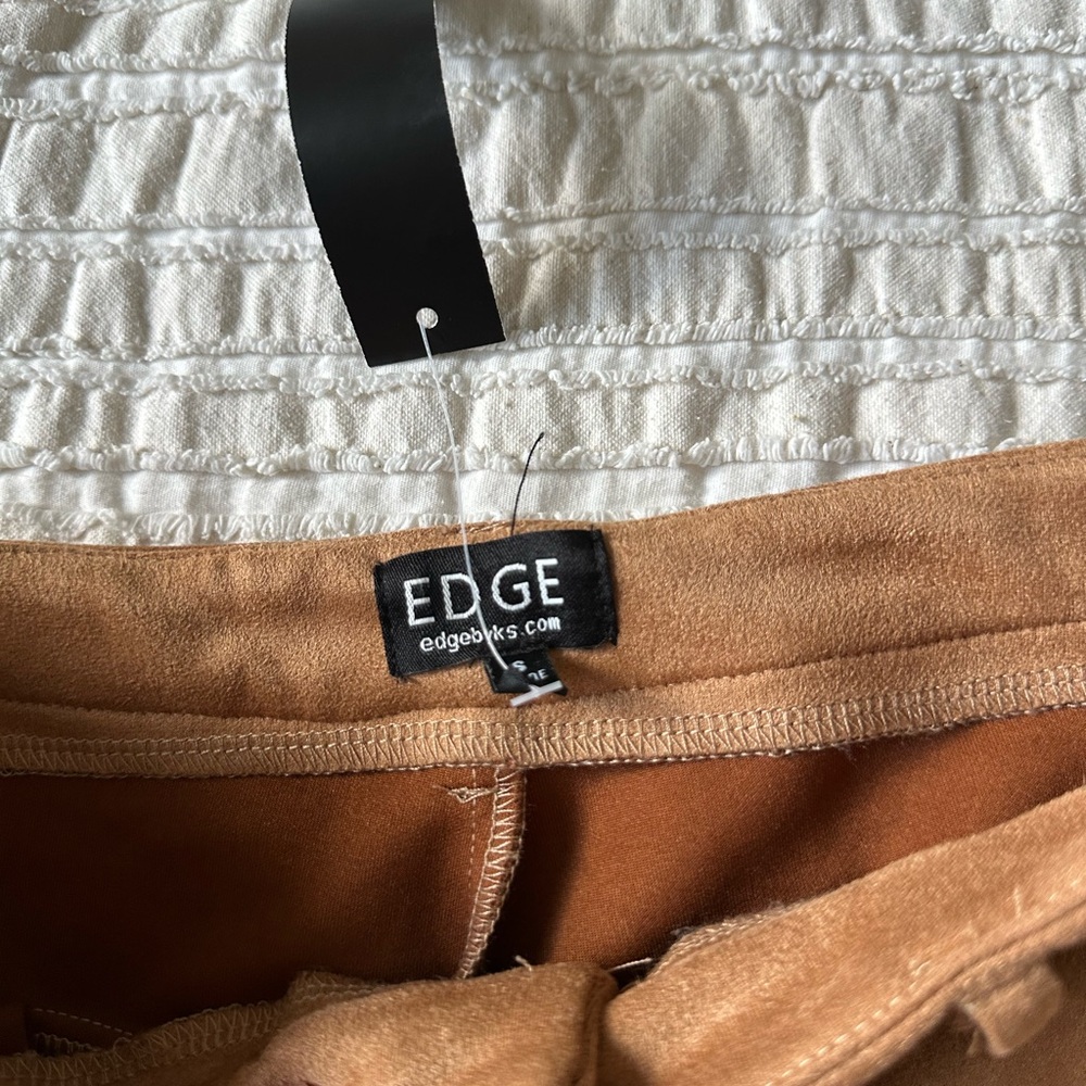 suede mini shorts - Picture 2 of 5